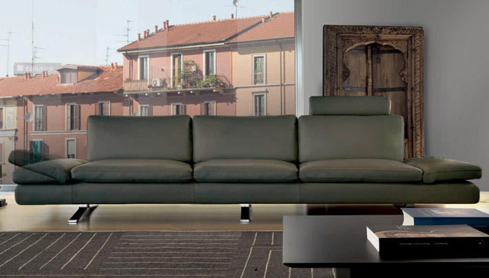 Offerta divano colore grigio scuro Anthea