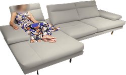 Foto divano Futura angolare con chaiselong  