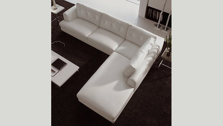 Divano angolare con chaise-long 280 x 280 cm