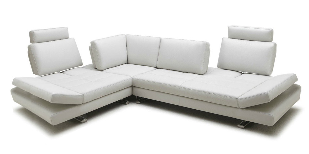 Divano Slalom angolare 305 x 225 cm con 2 bracci regolabile