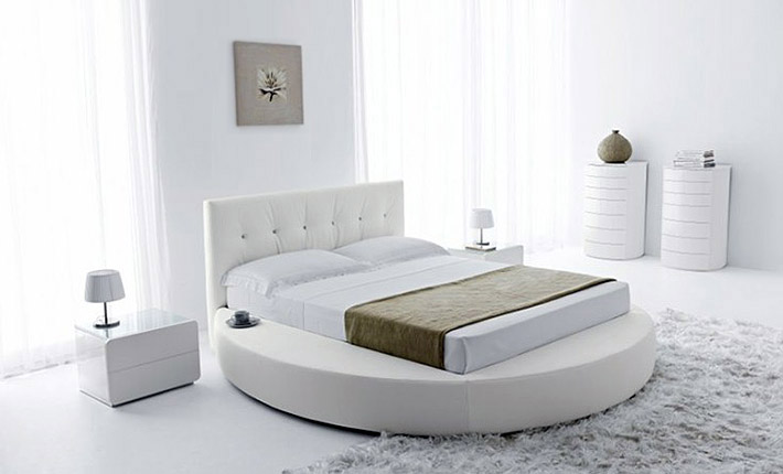 Letto in pelle Alice foto 2