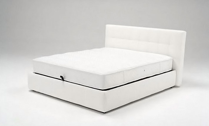 Letto in pelle Alice foto 3